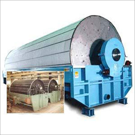 Rotary Drum Vacuum Filter - Stainless Steel Media, 1.5-4 Meter Diameter, 2-10 Meter Length, Rotary Vane Pump System, Electric Motor Drive, 0.5-1 Bar Operating Pressure