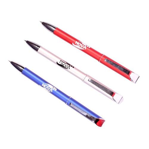 Corporate Ball Pen - Plastic Material, Standard Size, Red & Sky Blue Colors | Customizable Logo for Corporate Promotions