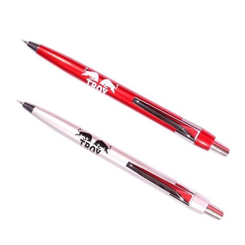 Corporate Ball Pen - Plastic Material, Standard Size, Red and Silver Color | Customizable Logo for Corporate Promotions