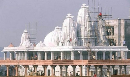 मकराना संगमरमर मंदिर का काम