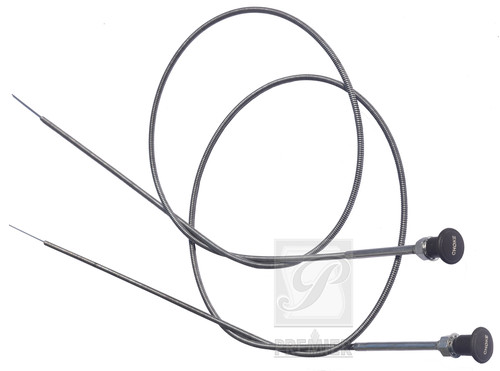 Choke Cables - Stainless Steel, Silver/Black Coating | Durable Design, High Strength Resistance