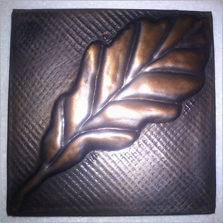 Copper Tiles - Slate Material, Leaves Design for Elegant Interior Spaces