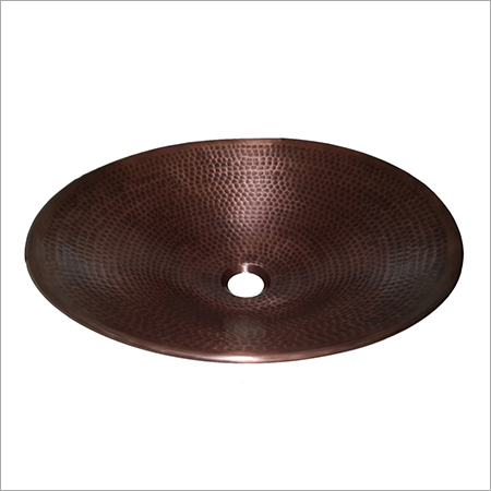Any Color Oval Shape Copper Sink