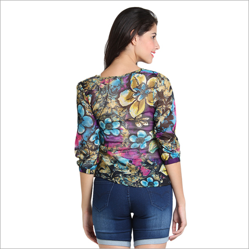 Ladies Floral Print Top