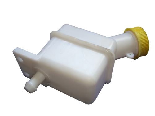 व्हाइट एंड यलो ब्रेक ऑयल कंटेनर