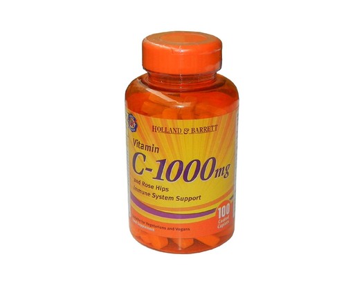 Holland Barrett Vitamin C 1000mg With Rose Hips 100 Tab