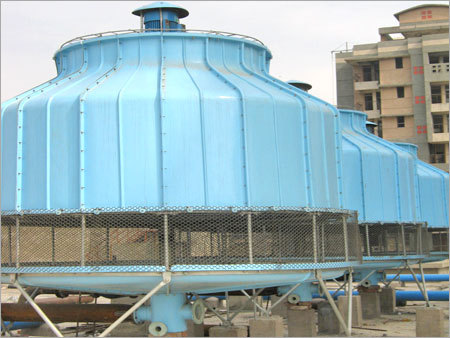 Industrial Cooling Tower - Refurbished Design | Capacity Increase, Efficiency Boost, Maintenance Reduction, Extended System Life, Wet Deck Upgradation