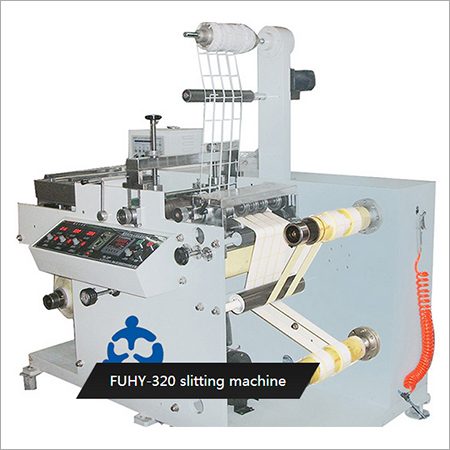 Label Die Slitting Machine - 320mm Width, 1600x1060x1500mm Dimensions | High Speed 70m/min, Automatic Edge Guide, Low Noise Operation