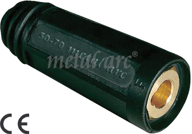 CCF Series 400 Amps - Brass Material, For Cable Size 50-95 mm2, Black Rubber Jacket | Heat, Oil, and Abrasion Resistant, Easy-to-Use Hex CAM Locking