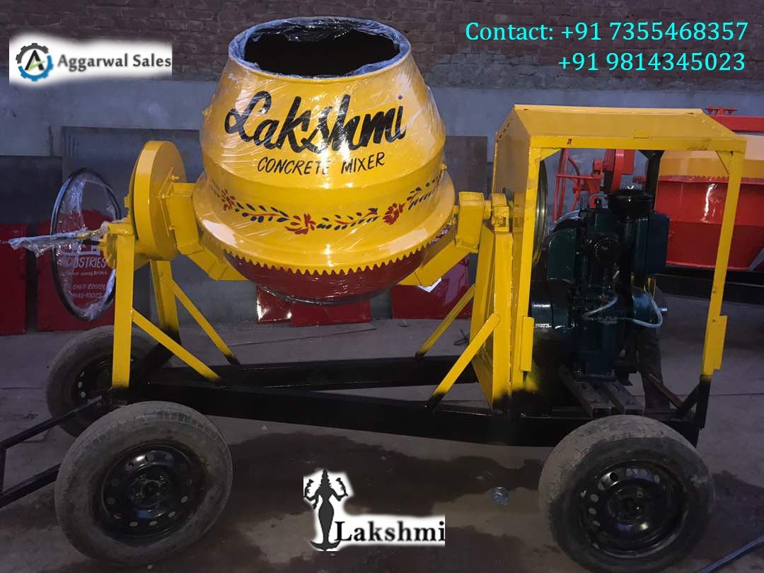 Concrete Mixer With Hopper