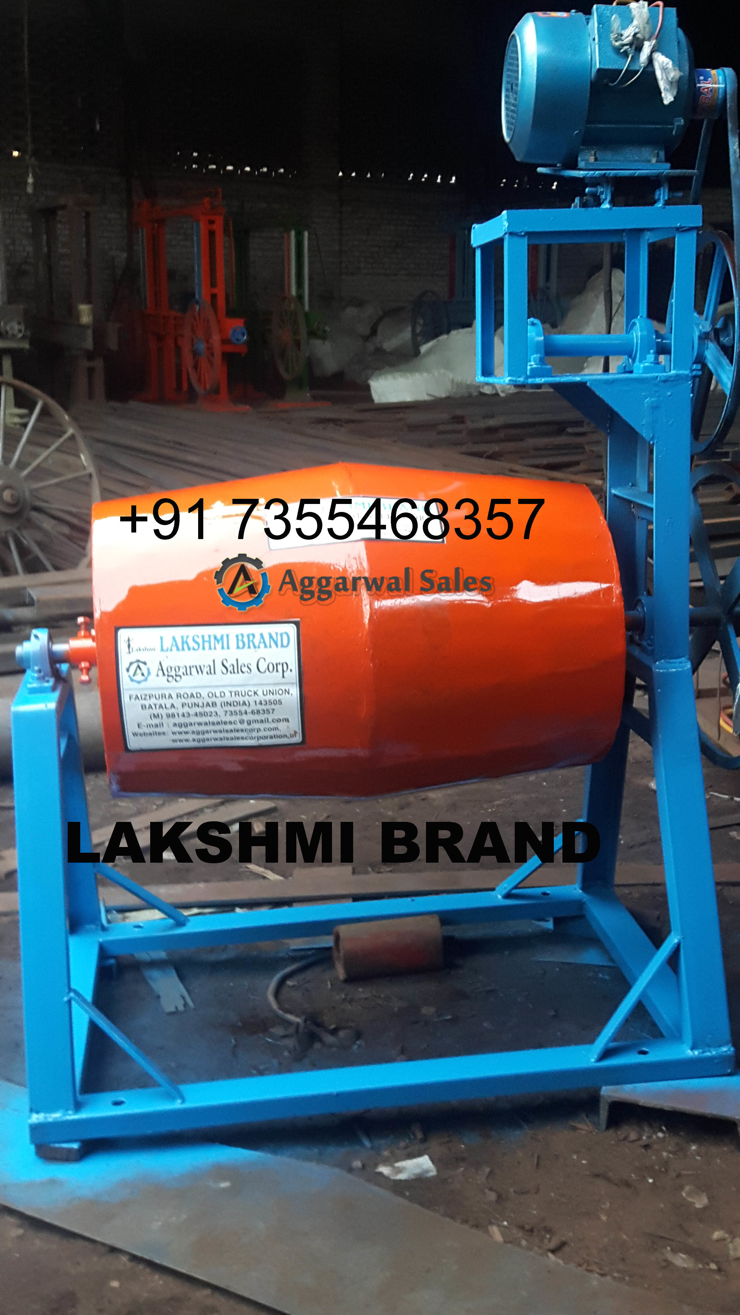 Pan Mixer Machine / Colour Mixing Machine