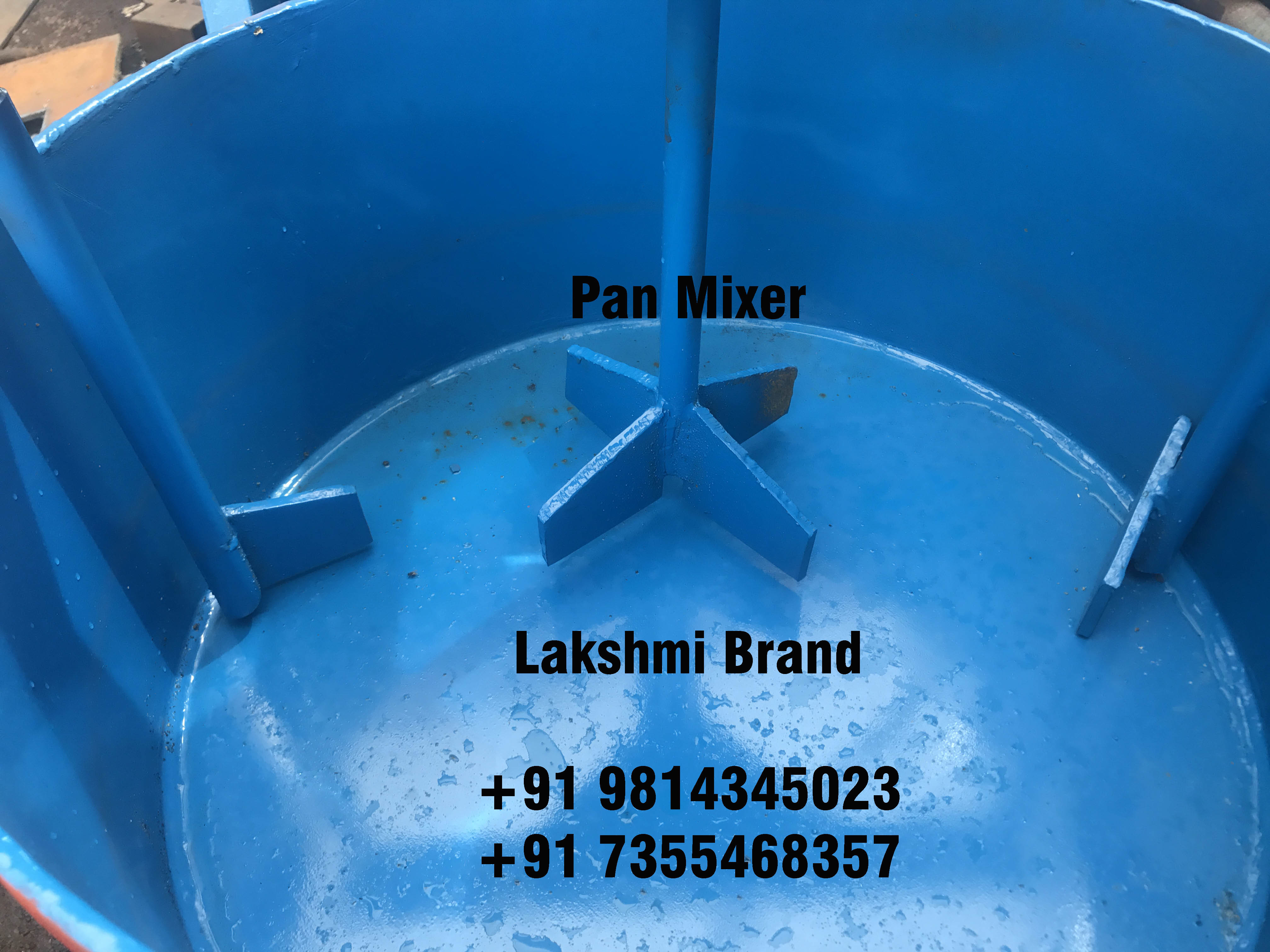 Pan Mixer Machine / Colour Mixing Machine