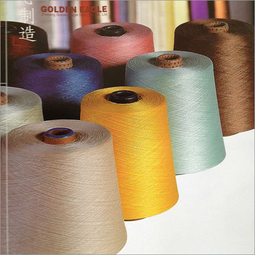 पॉलिएस्टर रंगे यार्न