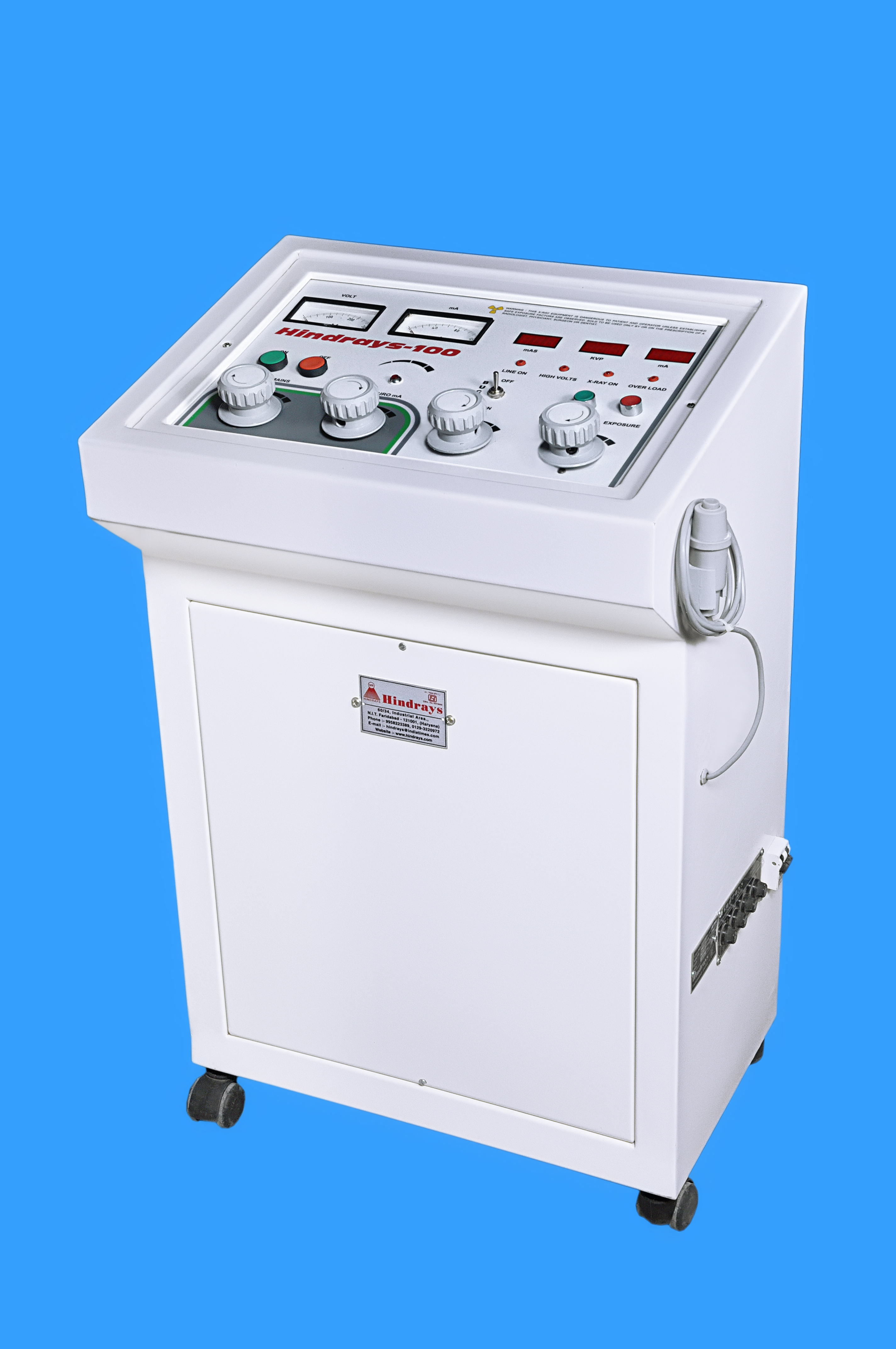 100ma Special Dual Tank Model X-ray Machine - Ms Iron, 350 Kg, 220 V Power Requirement, 0.05-5 Sec Exposure Time Range | High Tension, Robust Design, Analog & Digital Imaging, Smooth 360â° Tube Head Movement