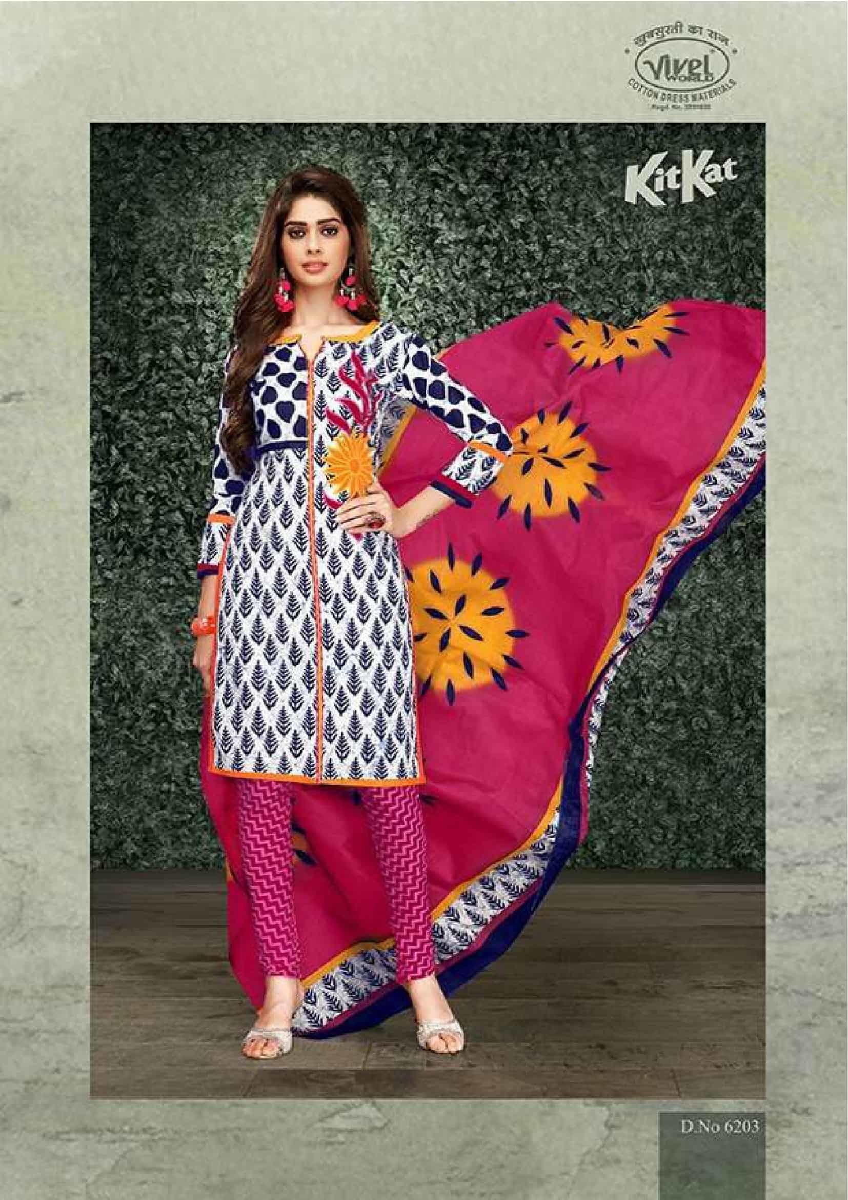 Cotton Fancy Printed Dress Materials