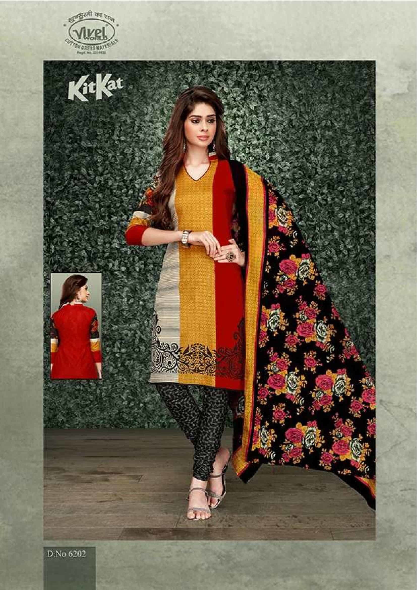 Cotton Fancy Printed Dress Materials
