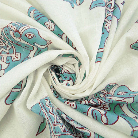 Hand Block Print Fabric - 100% Cotton, Light Weight, Soft And Versatile | Hand Printed For Garments, Curtains, Quilting, Home Decor