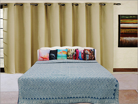 100% Cotton Indigo Blue Quilt