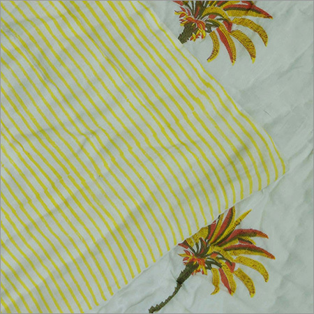 100% Cotton Palm Tree Print Jaipuri Razai