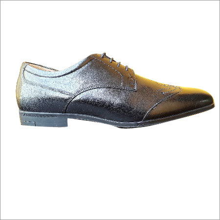 Formal Leather Shoes - Leather, Sizes 6-12, Black, Machine Stitched | Lace-up Closure, Tear-proof, Long Day Comfort, Skin Friendly