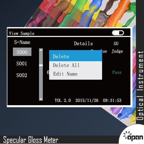 Specular Gloss Meter
