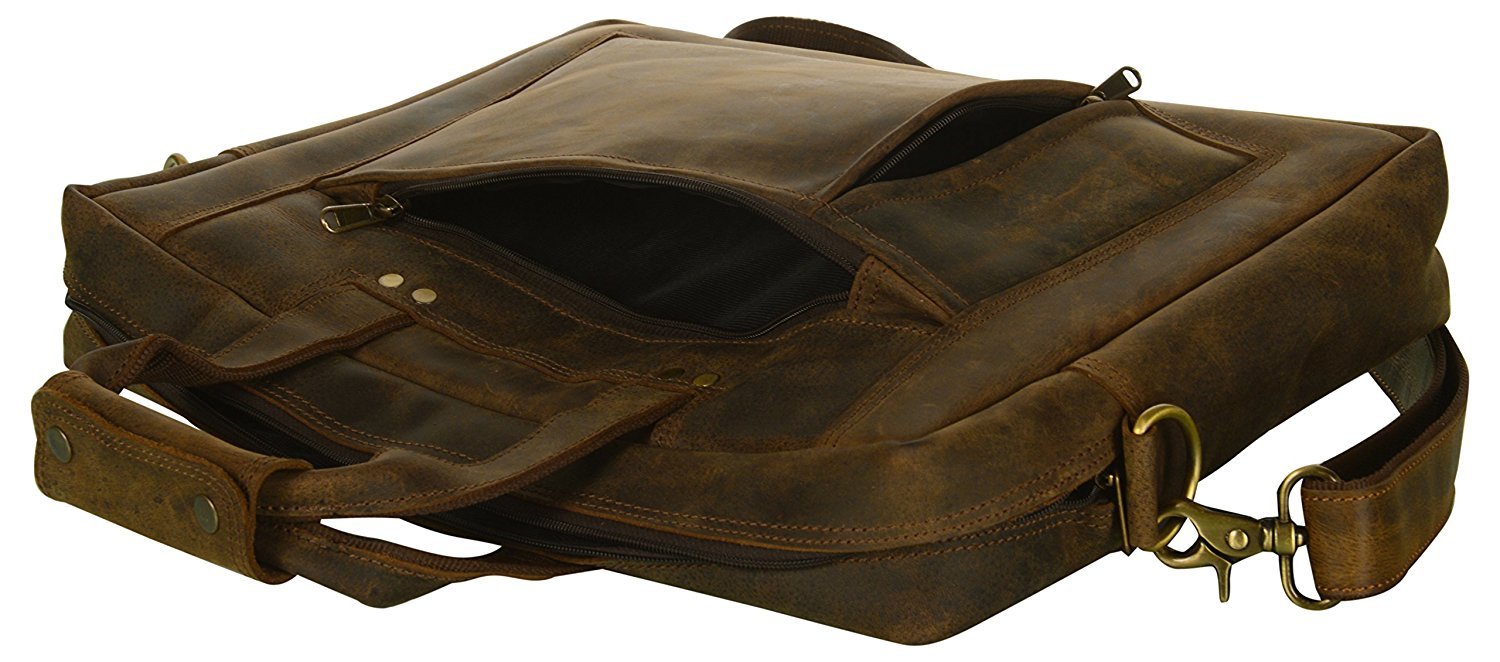 Leather File Bag