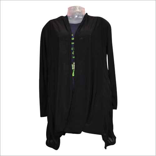 Ladies Plain Black Shrug