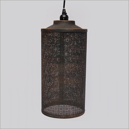 Dark Brown Etched Pendant Lamps