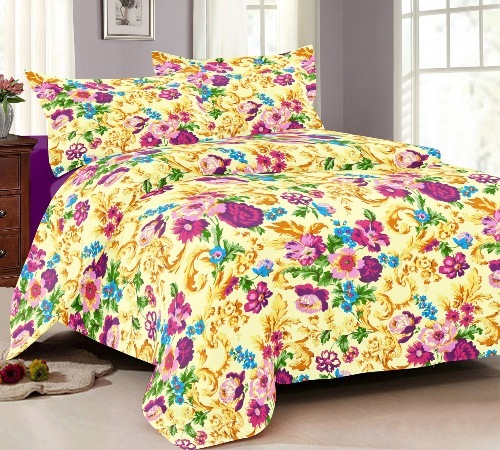 Printed Poly Cotton Bedsheet
