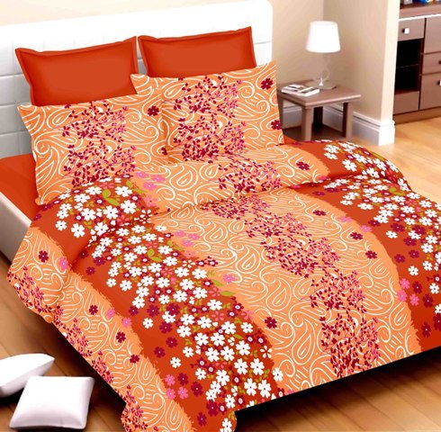 Washable Cotton Printed Bed Sheetbedsheet