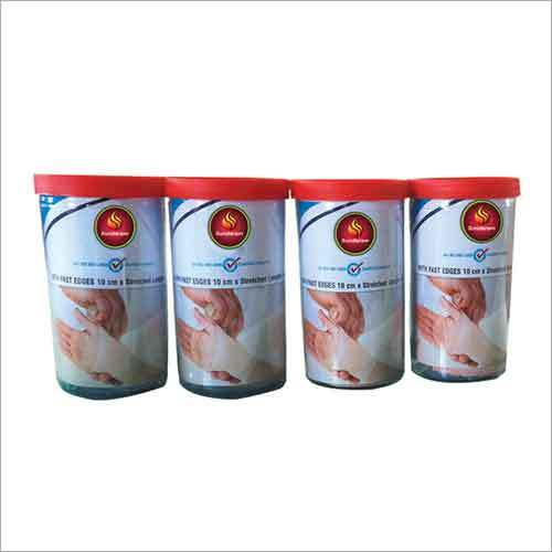 Elastic Adhesive and Crepe Bandage - 100% Cotton, Disposable Rectangular Dressings | Brown Color, Sterilized, Recyclable