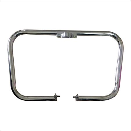 Plain Bike Legguard - Stainless Steel, Varied Sizes, Chrome Plated | Easy Install, Robust Build, Leg Protection, Engine Shield, Rider Comfort