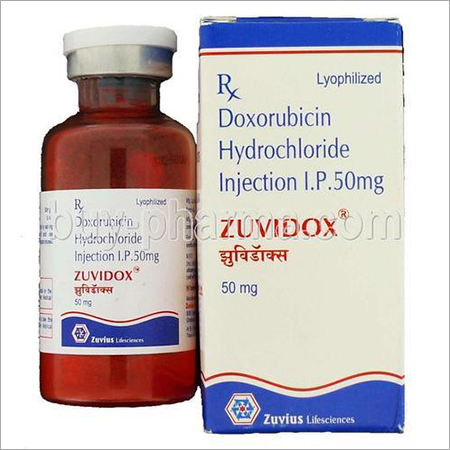 इंज। डॉक्सोरूबिसिन एचसीएल 10mg 50mg सिंगल शीशी