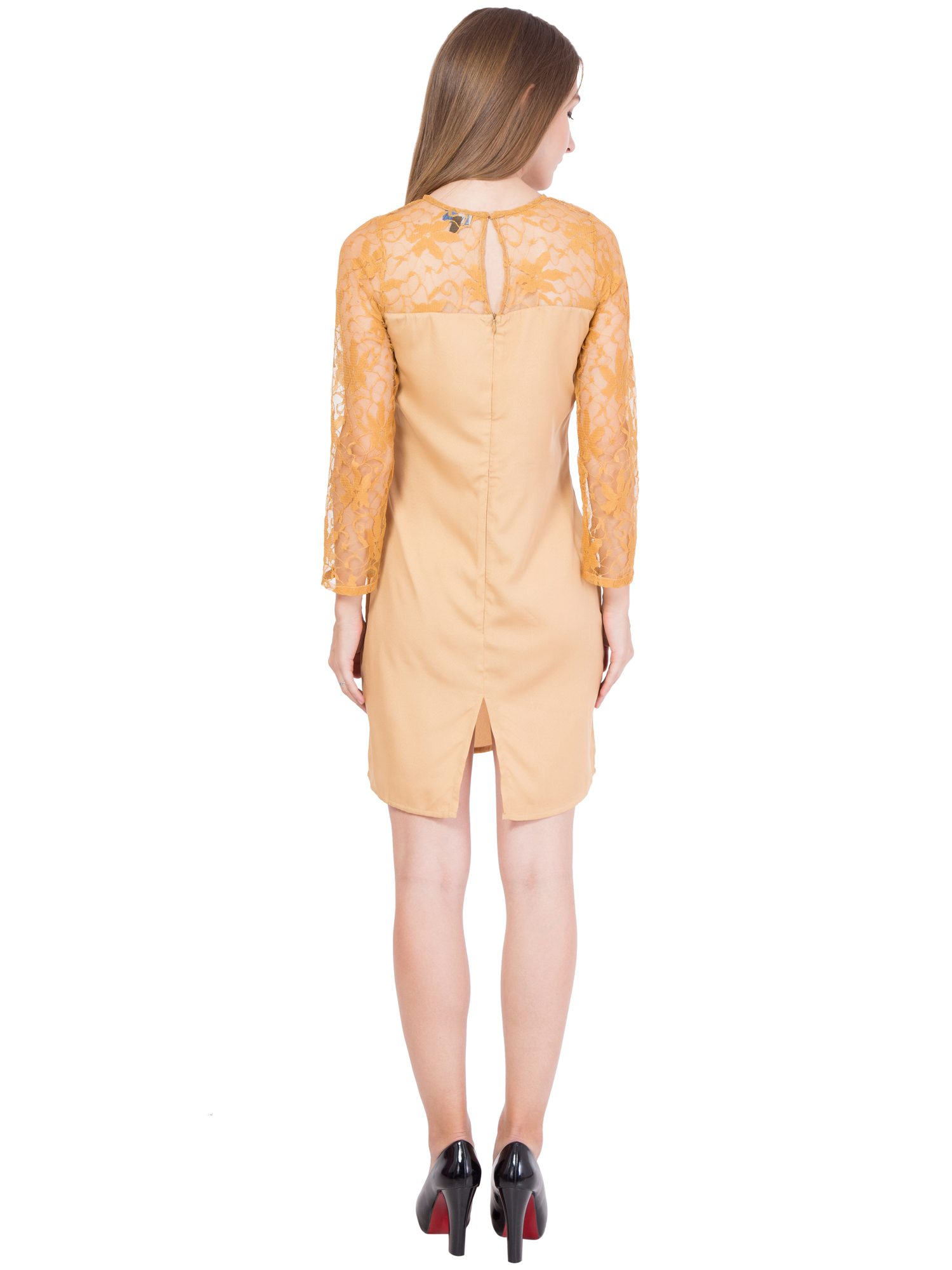 Full Sleev Short Dress Bust Size: 34 Inch (In)