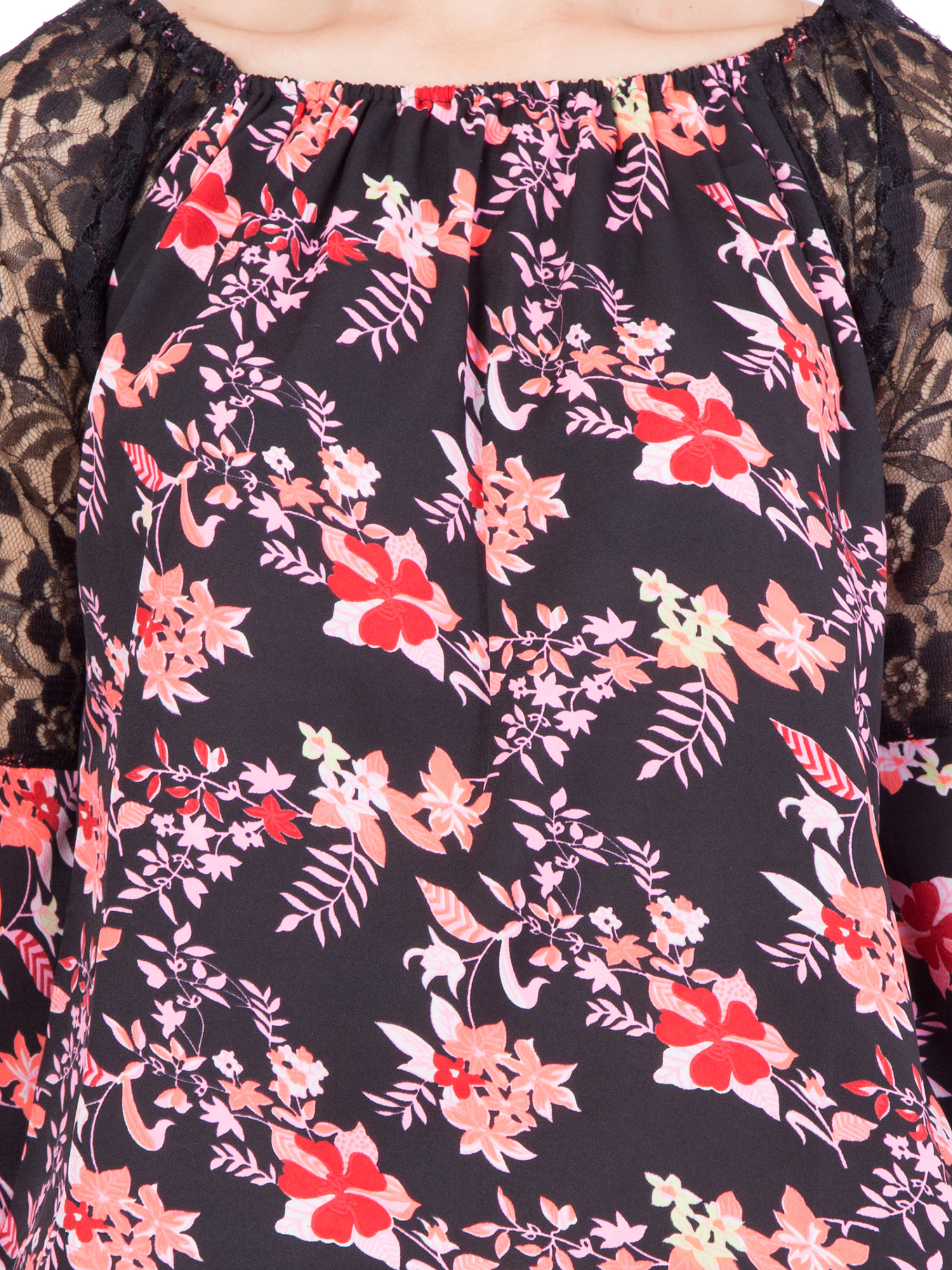 Tops - Crepe Fabric, Bust Size 1041.4 Mm, Length 584.2 Mm, Full Sleeves, Casual Dress, Printed Pattern, Available Sizes Xs To Xl | Cloth Decoration, Our Logo