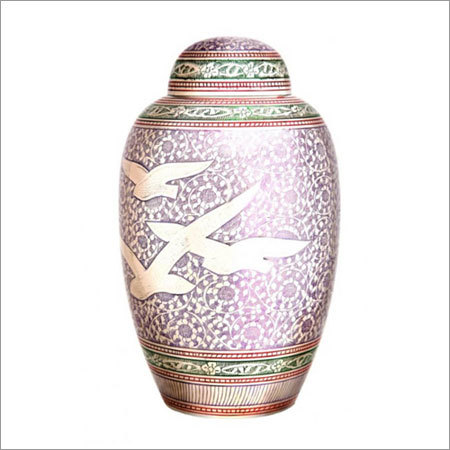 Brass 2516-L Going Home Purple Cremation Urns