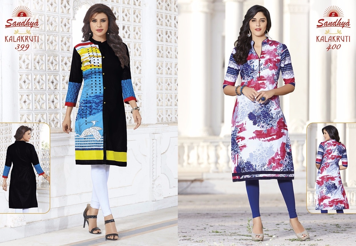 Kalakruti - Cotton, 2.5 Mtrs Length, Multicolor | Printed Design, Casual Ethnic Churidar With Full Sleeves, Washable, Water Proof Care