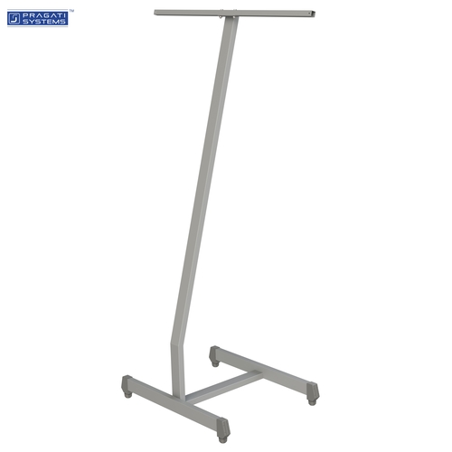 Lobby & Welcome Board Display Stand - CRCA Steel, 154cm x 60cm x 50cm, Nickel Grey | Rigid & Stable Structure, Multi-Directional Stability, Minimal Design, Ideal for Promotions