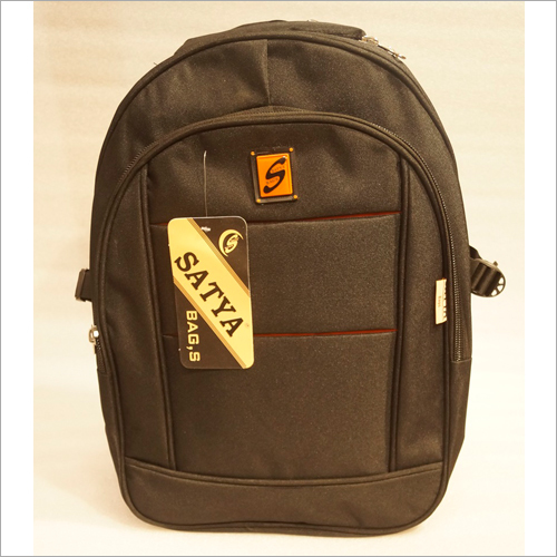 Plain Black College Bag - Pvc Material, Waterproof, Moisture-proof | Customized Sizes, Recyclable, Comfortable Shoulder Length Handle