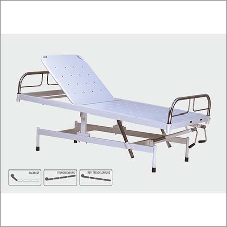 Recovery Bed - Metal, Foldable, Portable | New, Easy To Use, White