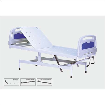 Recovery Bed - Metal, Foldable & Portable Design | Easy To Use, Sleek White Finish