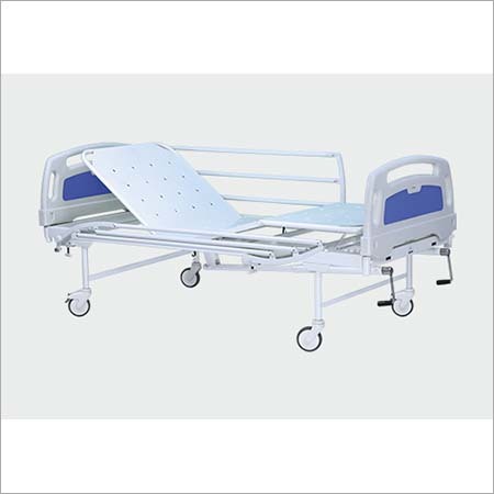 FOWLER BED - Metal, Portable & Foldable | Easy To Use, White Finish