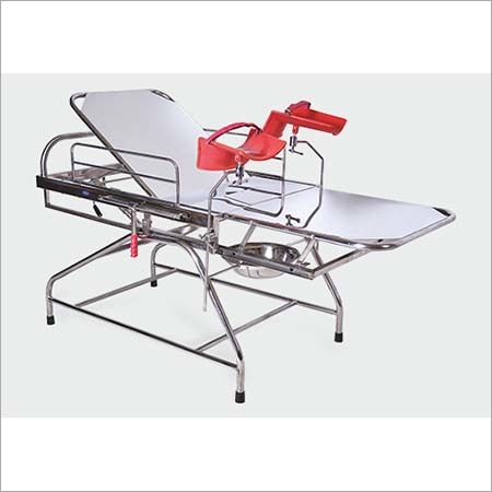 Adjustable Height Labour Table Ss (Telescopic)