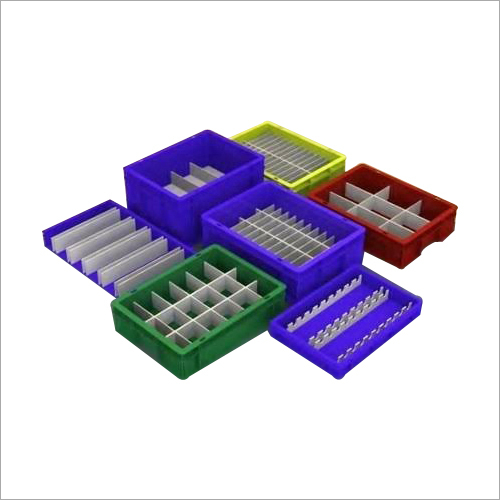 Multi Color Fabricated Plastic Crates