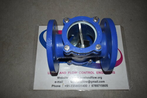 Wheel Type Flow Indicator - Body Material: Cs
