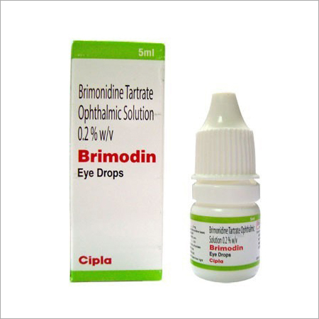 Brimonidine Tartrate Eyedrops - 5 ml Plastic Bottle | Allopathic, Screw Cap, Use for Hypertension and Glaucoma, Store in Cool & Dry Place