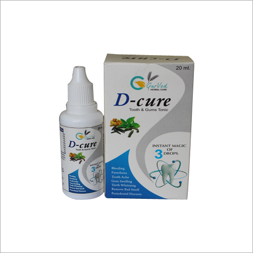 डी-क्योर दांत और मसूड़ों का टॉनिक