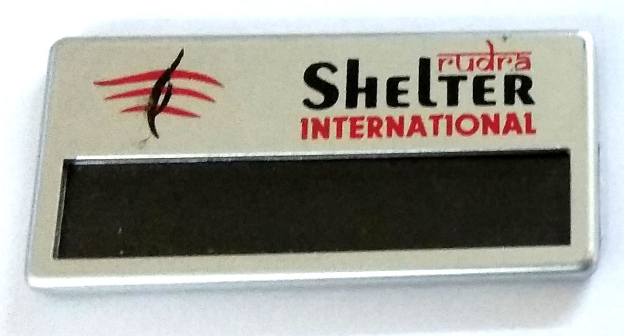 Hotel Reuseable Name Badges - Acrylic, 70x35 Mm, Multi Color | Pin Or Magnetic, Glossy Finish, Professional Designer Logo, Smooth Edges
