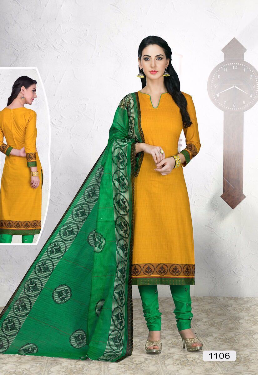 Cotton Printed Fancy Ladies Dress Material
