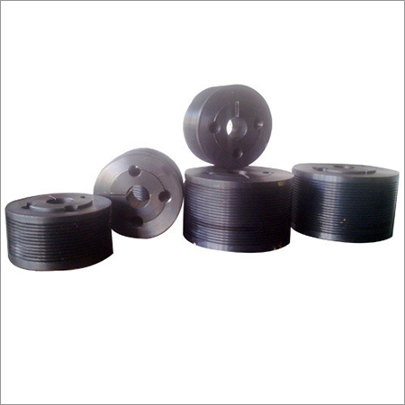 Poly V Belt Pulleys - Cast Iron, Various Diameter , Gray Finish, Customizable Bore, Variable Grooves